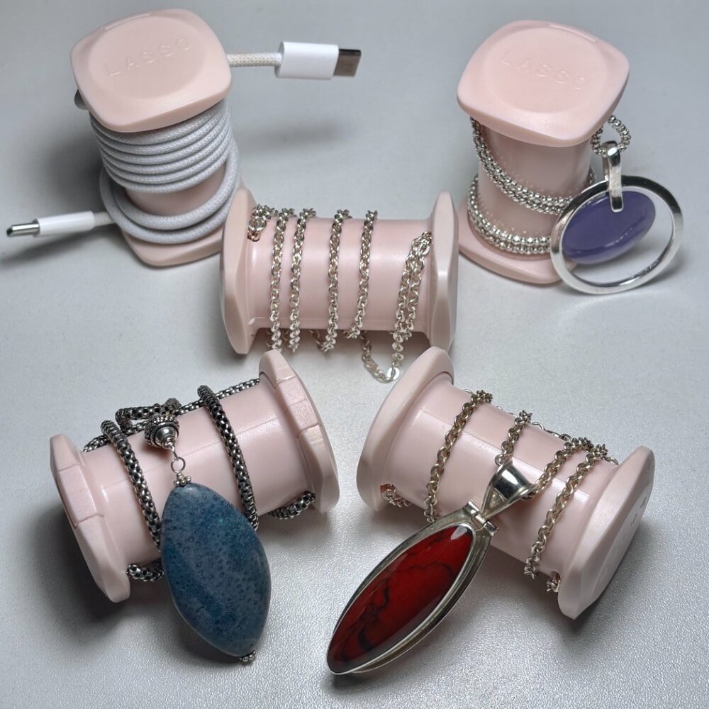Bundle of 3 LASSO Original Jewelry Organization and Storage - Blush Pink